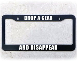 License Plate Frame | DROP A GEAR