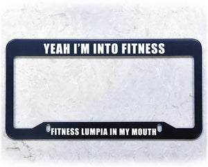 License Plate Frame | FITNESS LUMPIA