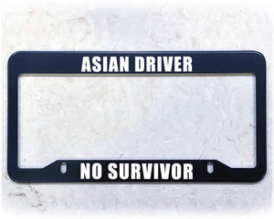 License Plate Frame | ASIAN DRIVER
