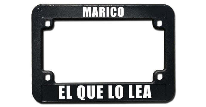 MARICO <br> Custom <br> Motorcycle License Plate Frame, Custom