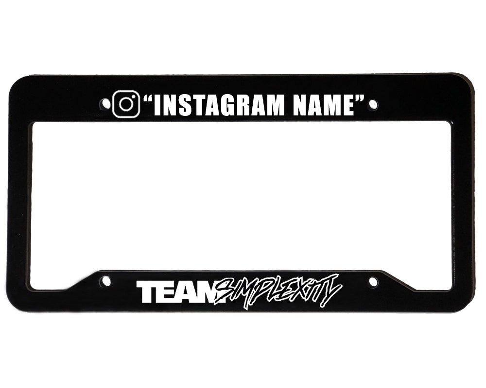 TEAM SIMPLEXITY V2 | Custom | License Plate Frame