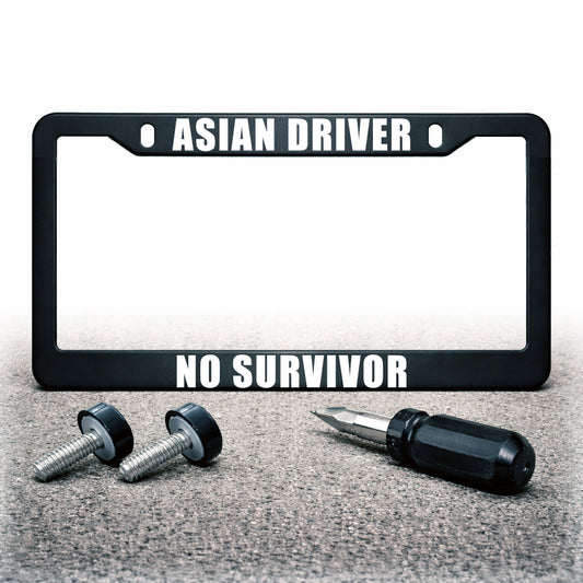 License Plate Frame | ASIAN DRIVER