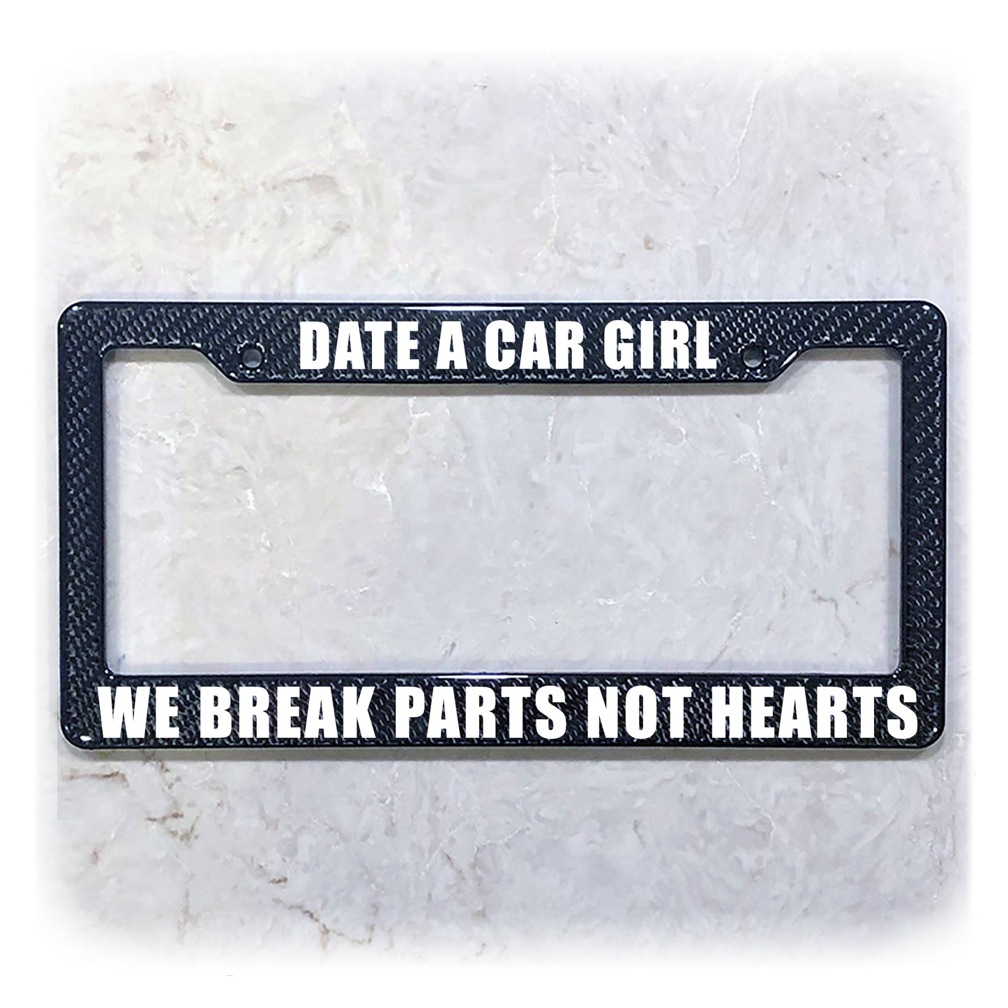 License Plate Frame | DATE CAR GIRLS
