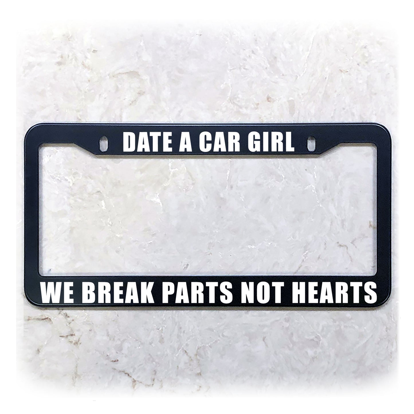 License Plate Frame | DATE CAR GIRLS