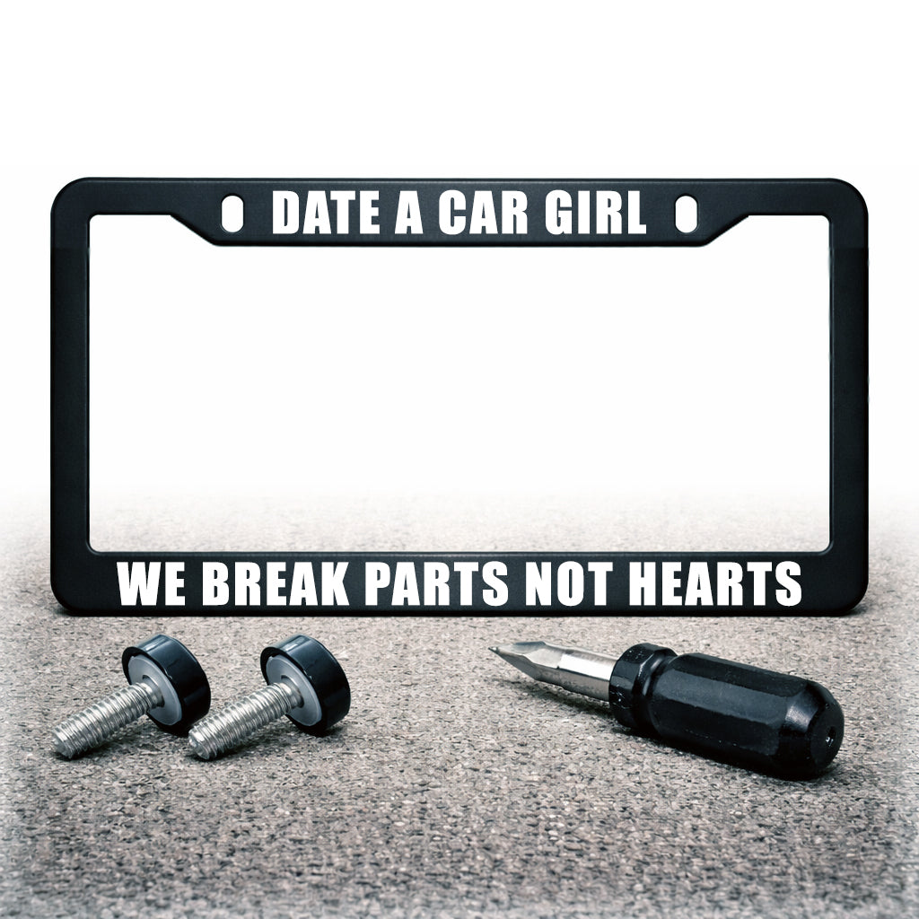 License Plate Frame | DATE CAR GIRLS