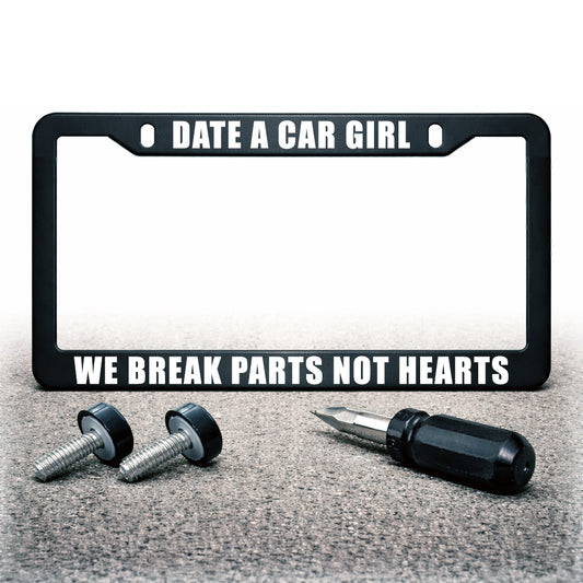 License Plate Frame | DATE CAR GIRLS