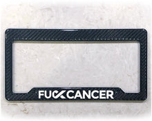 Load image into Gallery viewer, License Plate Frame | FU*K CANCER