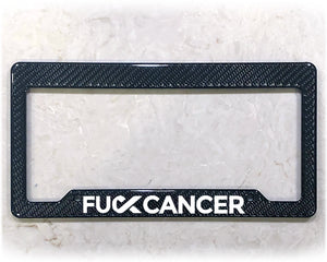 License Plate Frame | FU*K CANCER