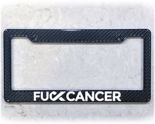 Load image into Gallery viewer, License Plate Frame | FU*K CANCER