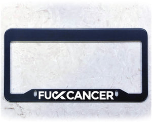 License Plate Frame | FU*K CANCER