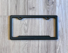 Load image into Gallery viewer, Carbon Fiber License Plate Frame | BOTTOM or TOP REGISTRATION