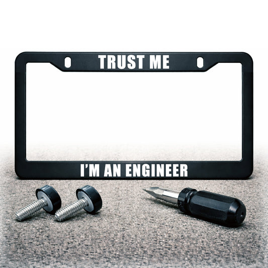 License Plate Frame | I'M AN ENGINEER