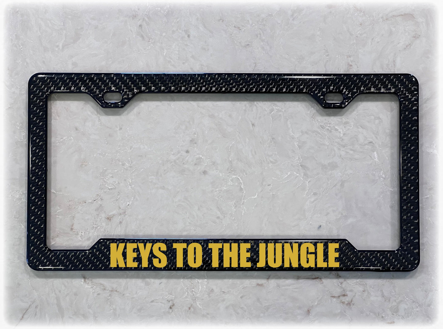 License Plate Frame | KEYS TO THE JUNGLE