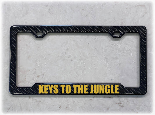 License Plate Frame | KEYS TO THE JUNGLE