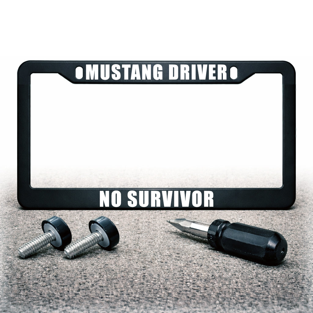 License Plate Frame | MUSTANG DRIVER