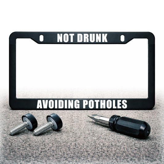 License Plate Frame | NOT DRUNK