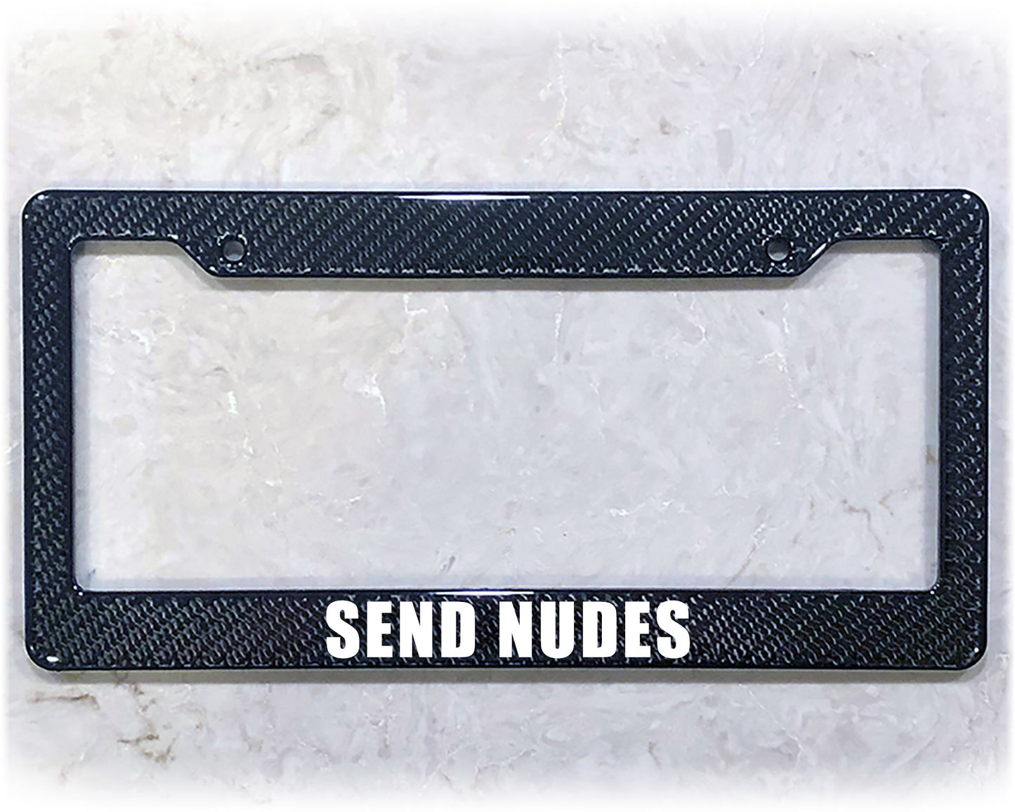 License Plate Frame | SEND NUDES
