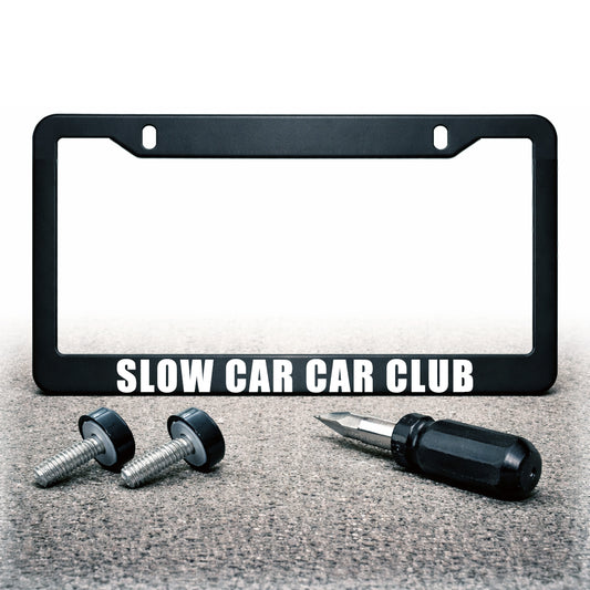 License Plate Frame | SLOW CAR CAR CLUB
