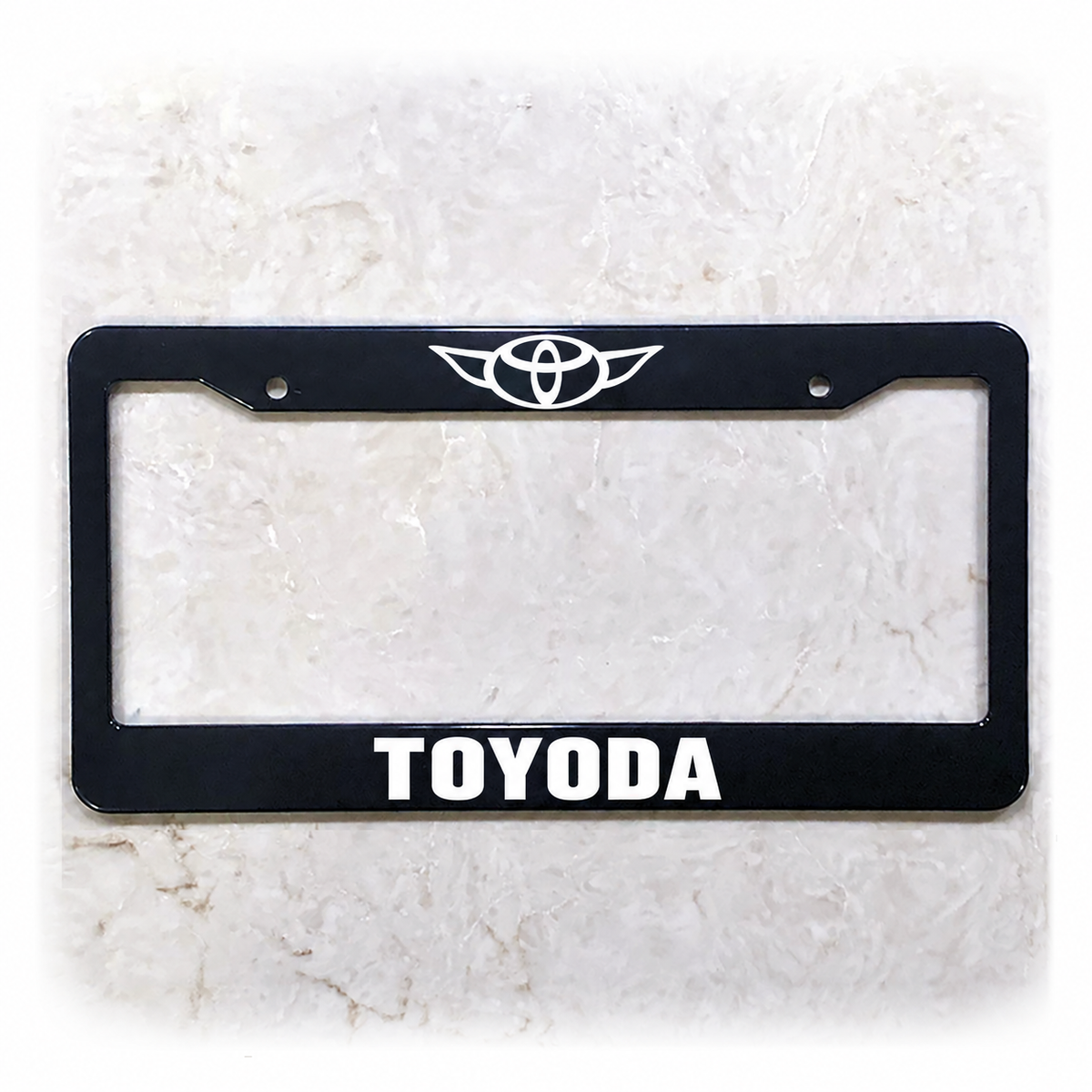 TOYODA license plate frame in ABS plastic