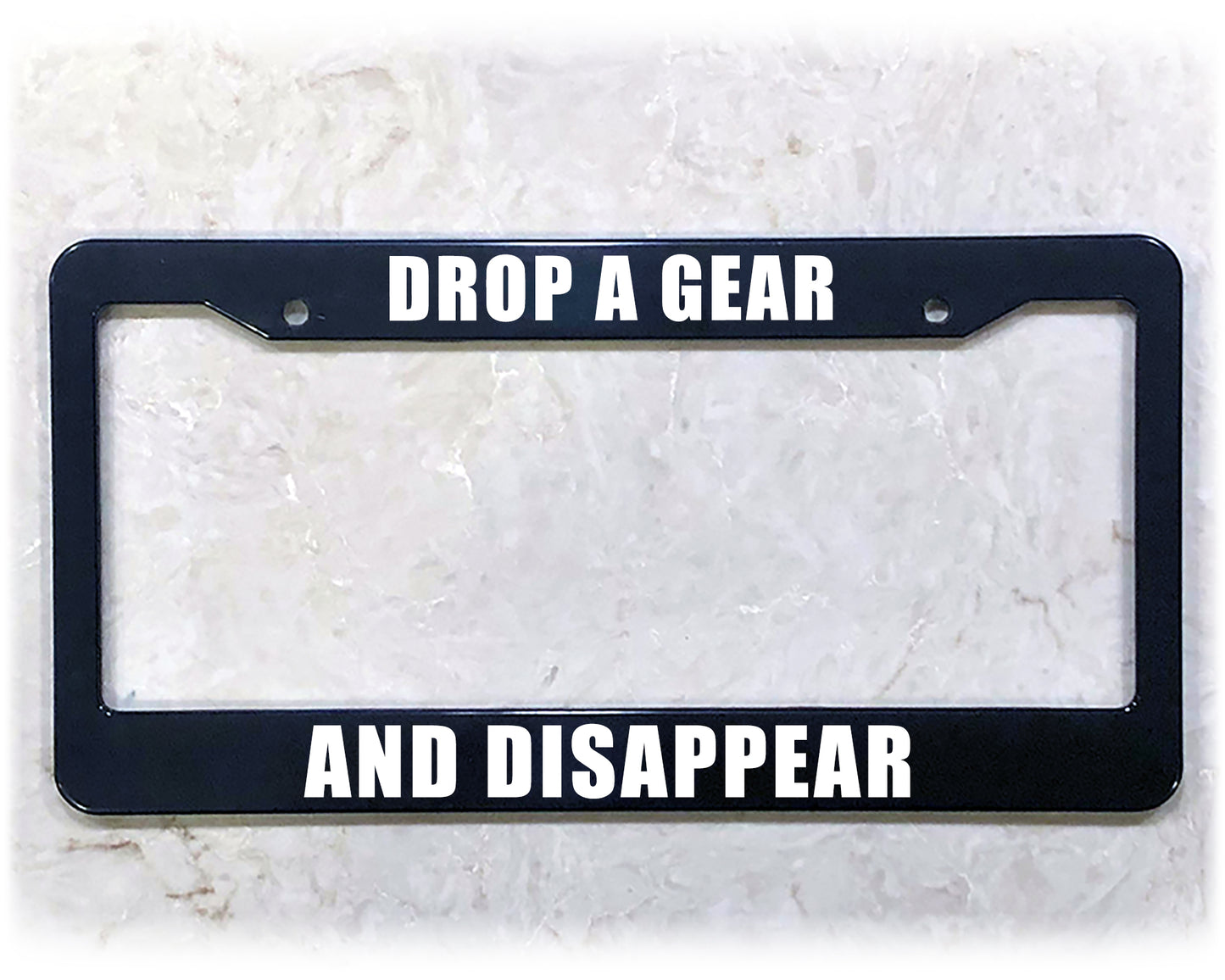 License Plate Frame | DROP A GEAR