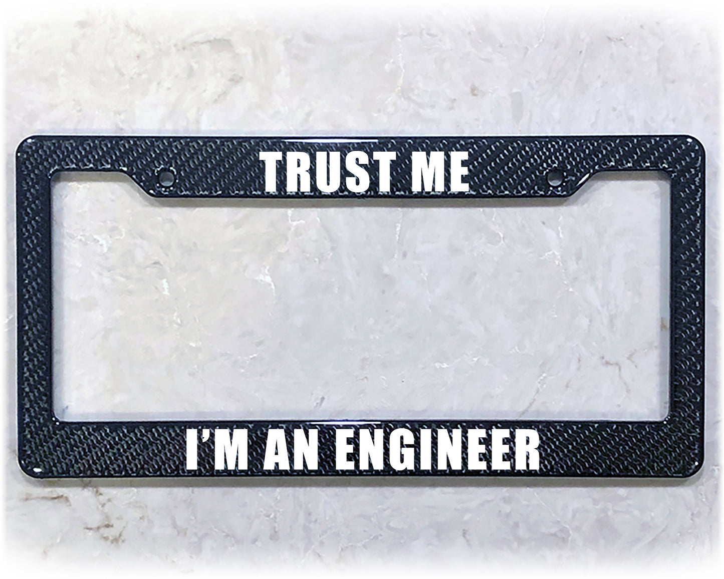 License Plate Frame | I'M AN ENGINEER