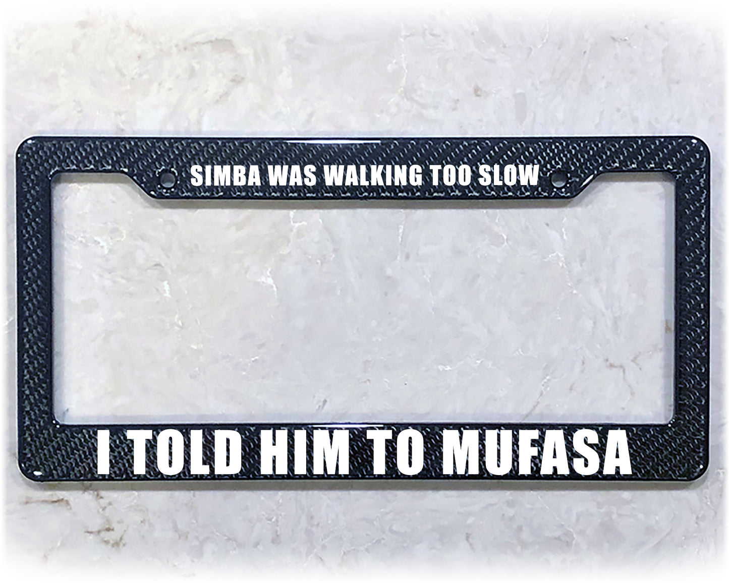License Plate Frame | MUFASA SIMBA