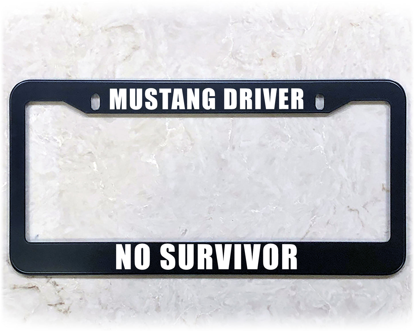License Plate Frame | MUSTANG DRIVER