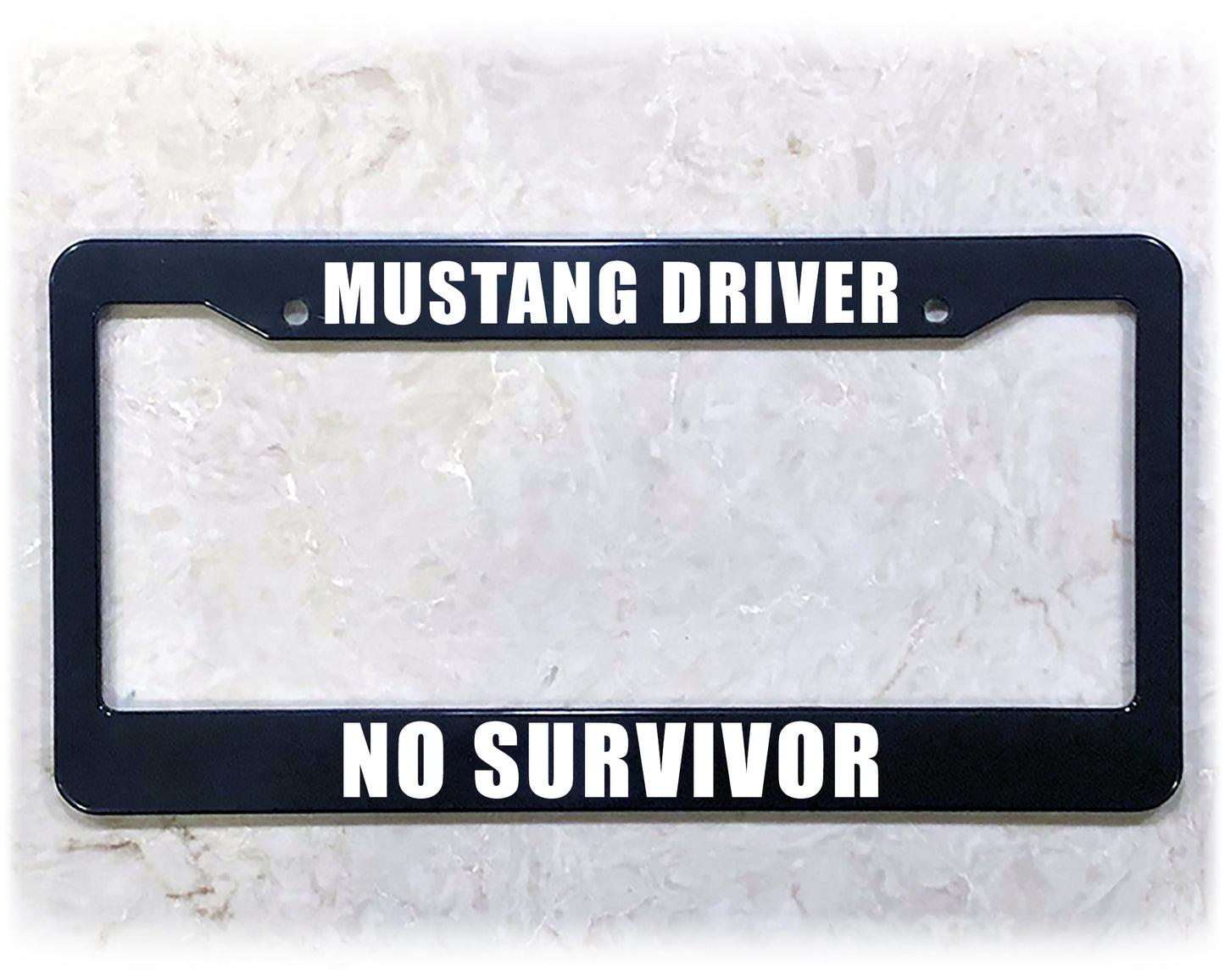 License Plate Frame | MUSTANG DRIVER