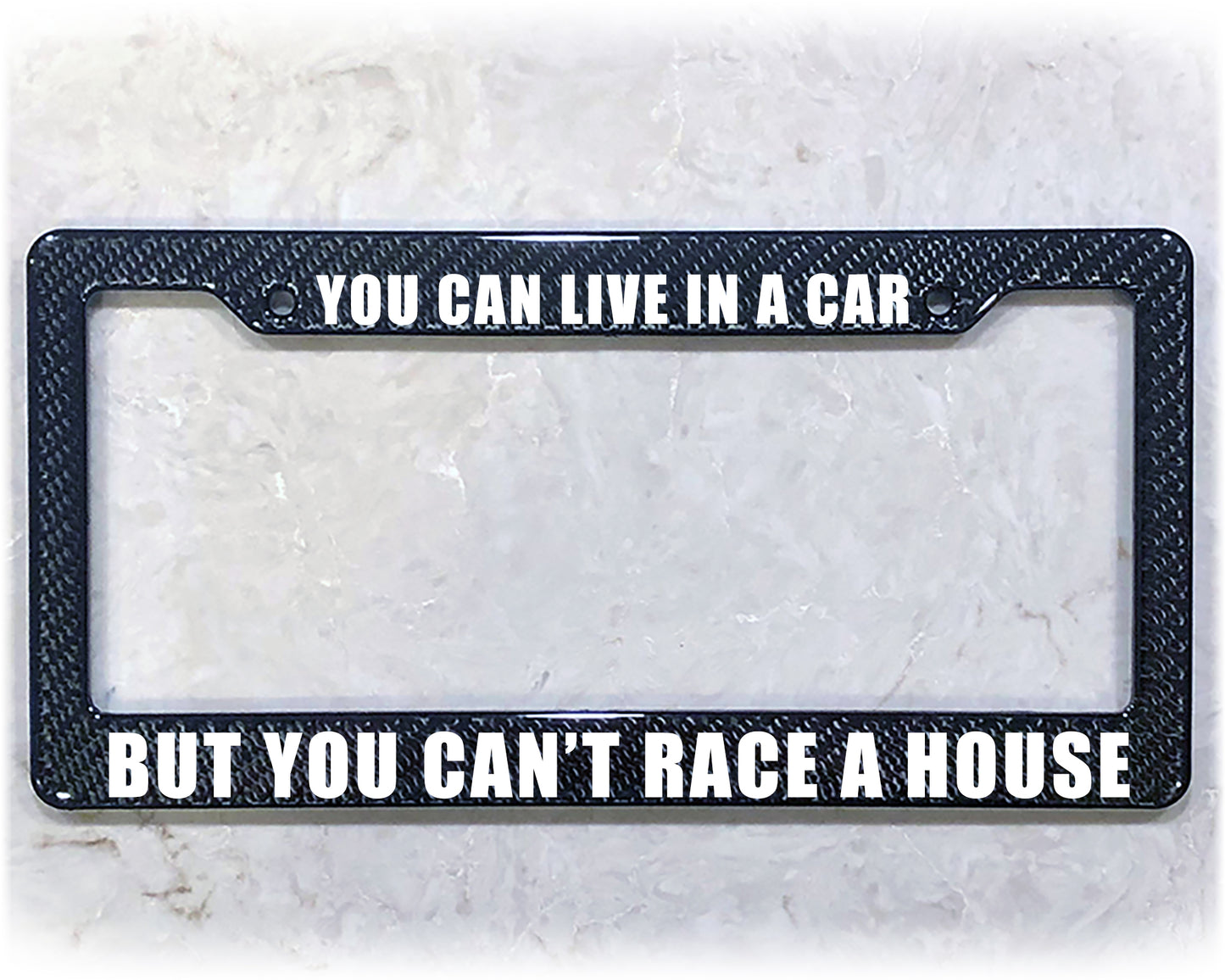 License Plate Frame | RACE A HOUSE