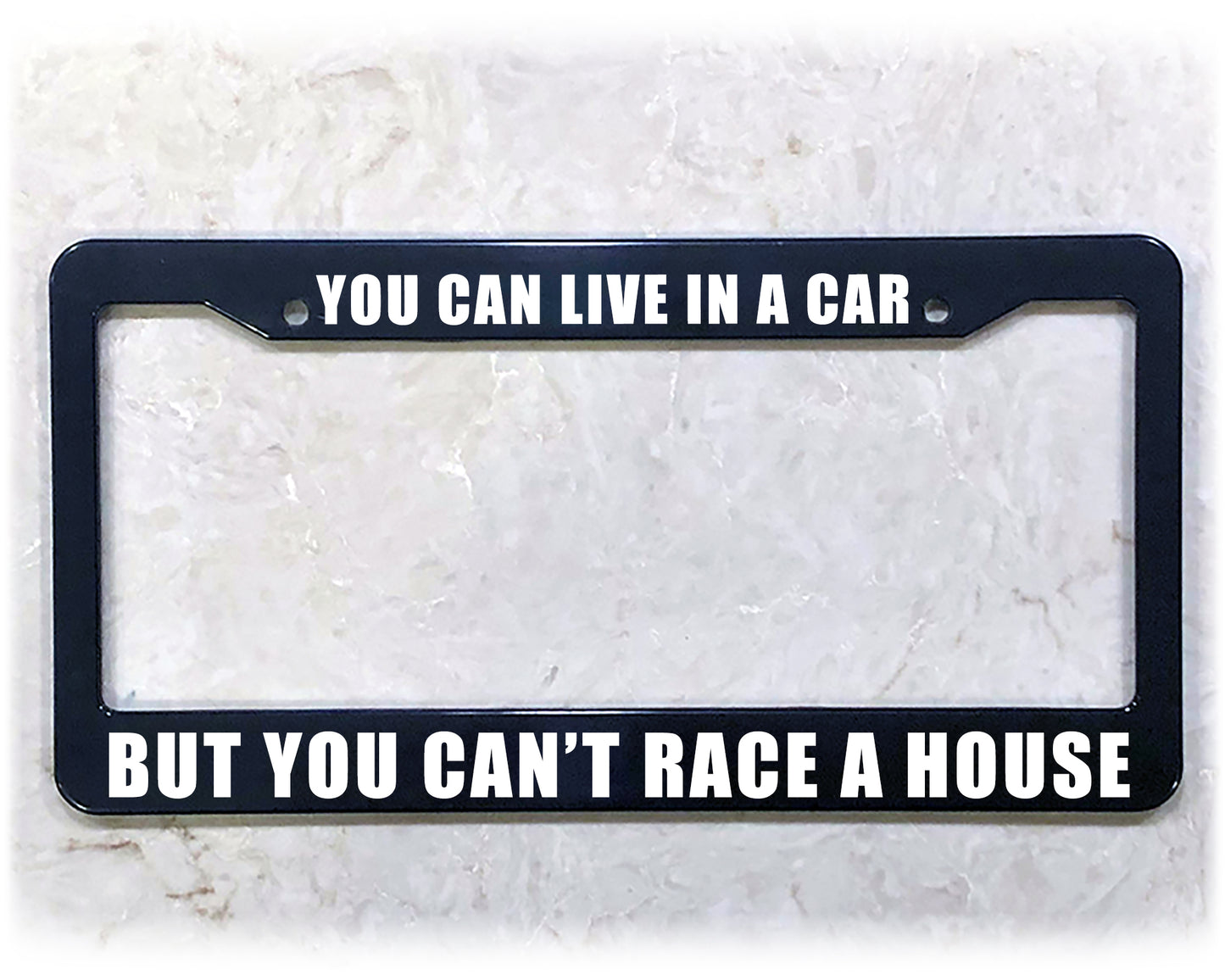 License Plate Frame | RACE A HOUSE