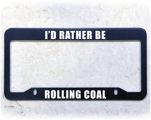 License Plate Frame | ROLLING COAL
