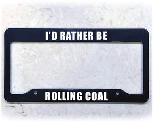 License Plate Frame | ROLLING COAL