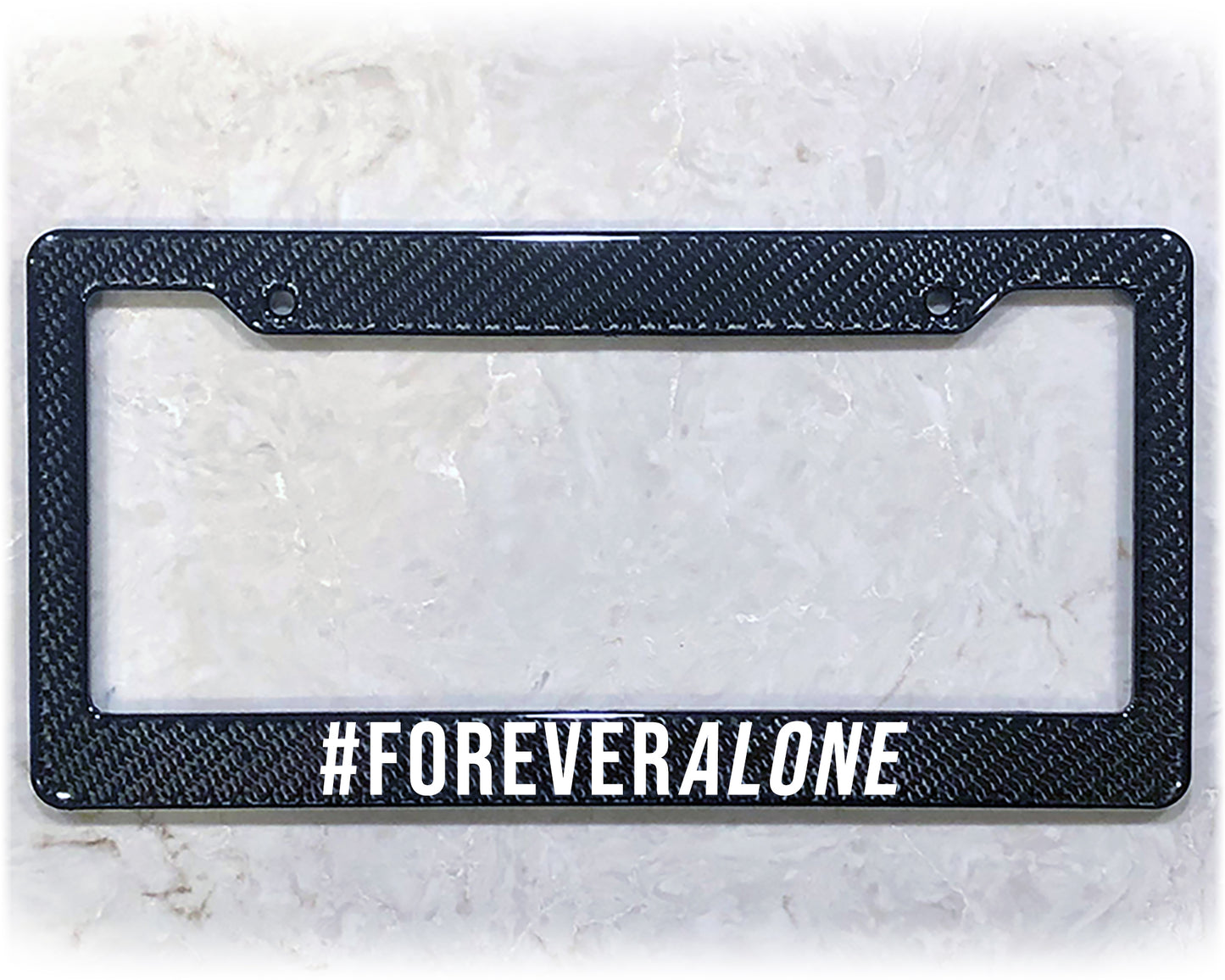 License Plate Frame | FOREVER ALONE