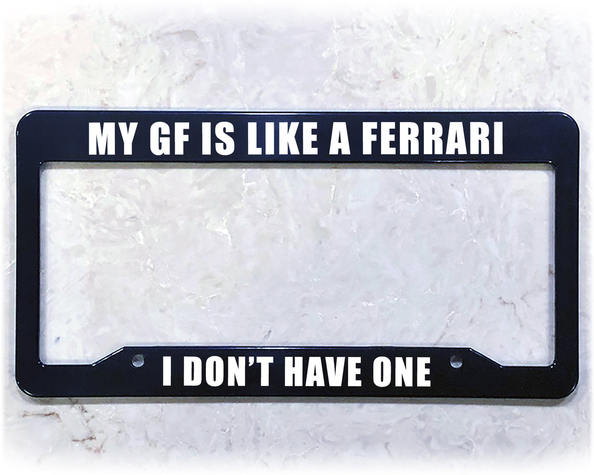 License Plate Frame | LIKE A FERRARI