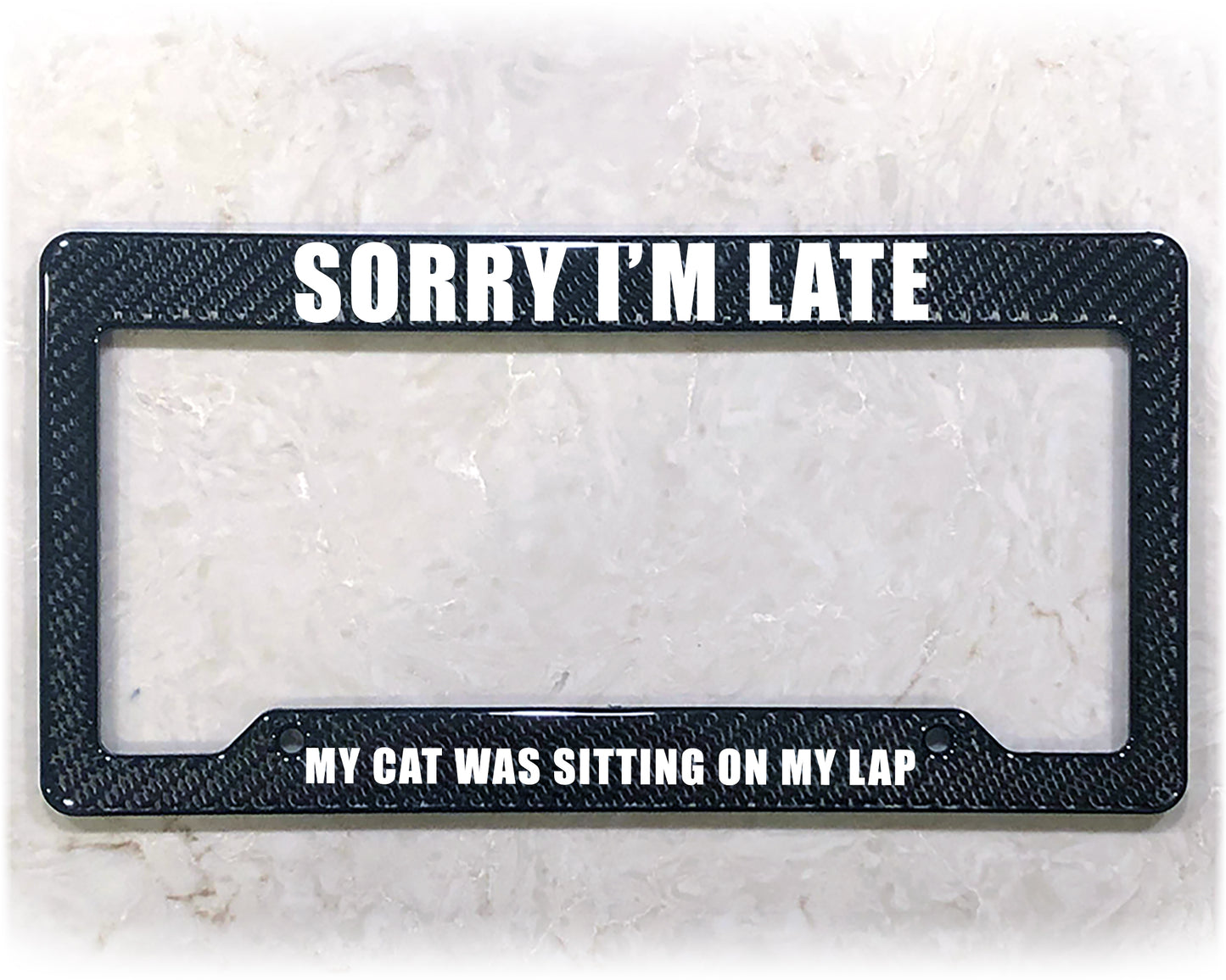 License Plate Frame | CAT LOVER