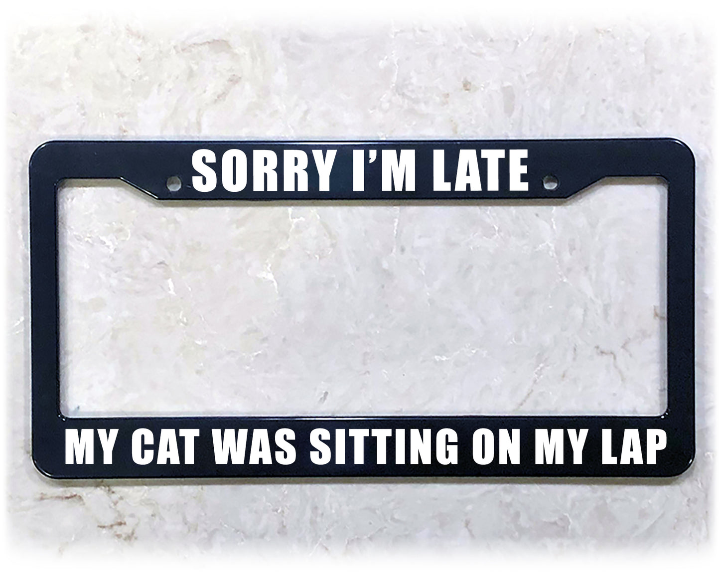 License Plate Frame | CAT LOVER