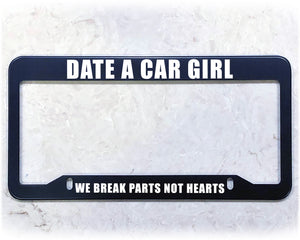 License Plate Frame | DATE CAR GIRLS