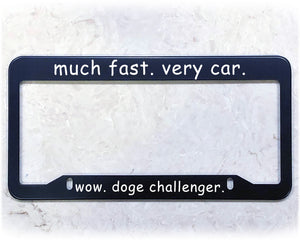 License Plate Frame | DOGE CHALLENGER