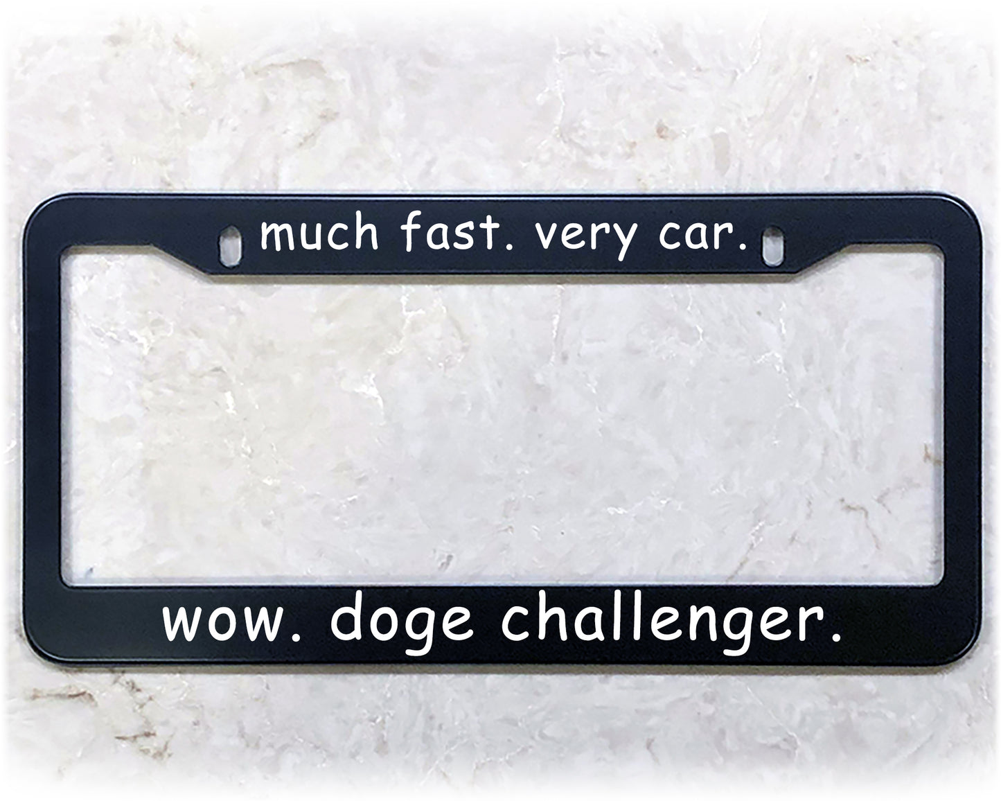 License Plate Frame | DOGE CHALLENGER