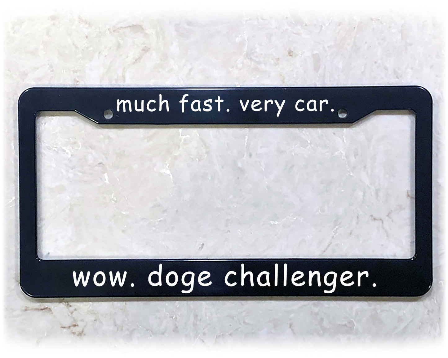 License Plate Frame | DOGE CHALLENGER