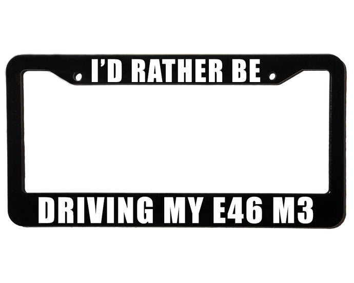 DRIVING MY E46 | Custom | License Plate Frame