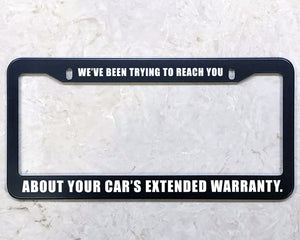 License Plate Frame | EXTENDED WARRANTY