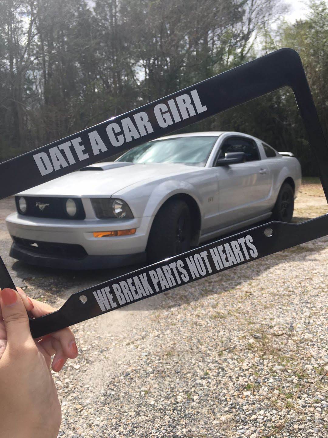 License Plate Frame | DATE CAR GIRLS