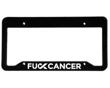 Load image into Gallery viewer, License Plate Frame | FU*K CANCER