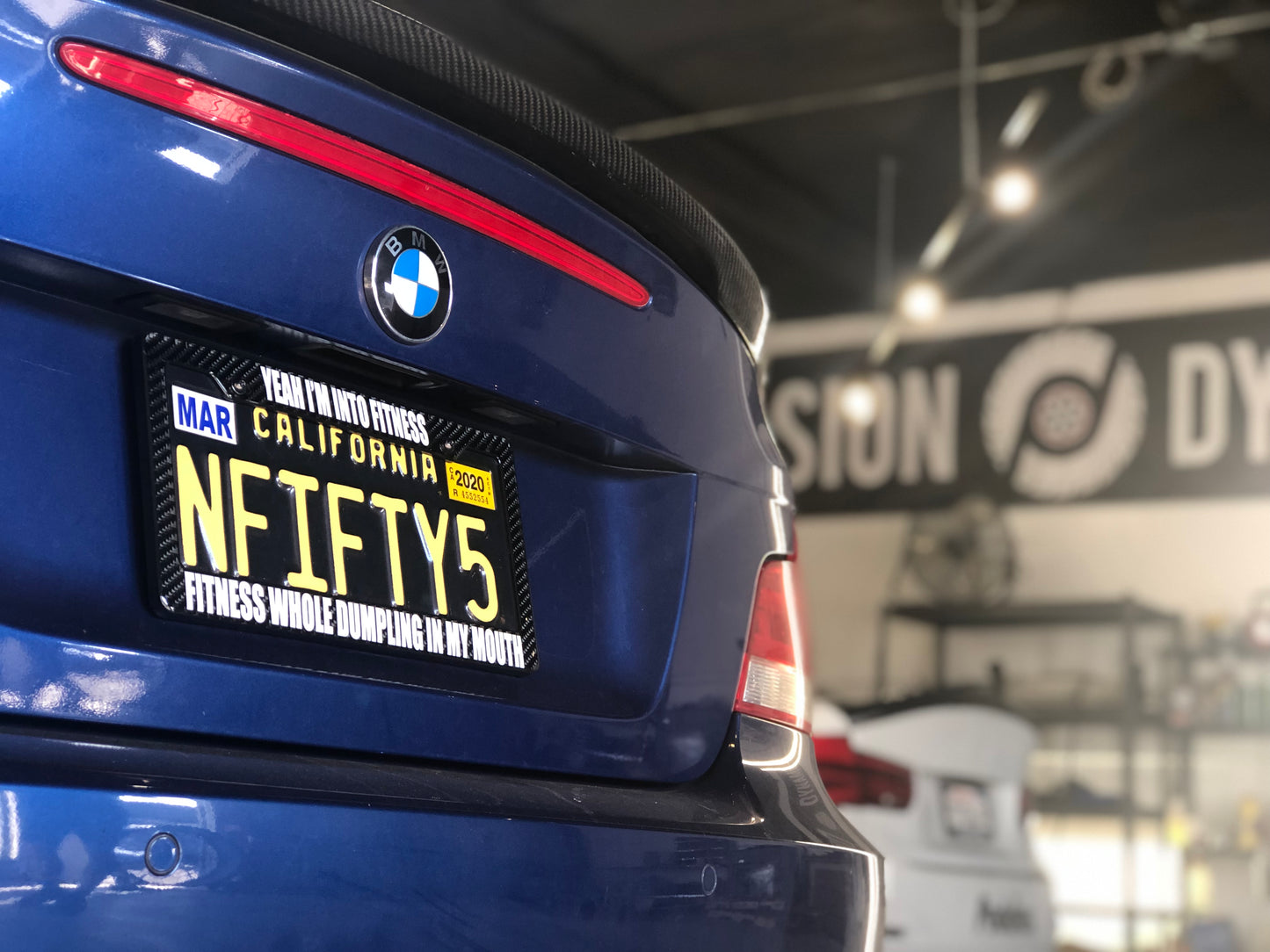 License Plate Frame | FITNESS DUMPLING