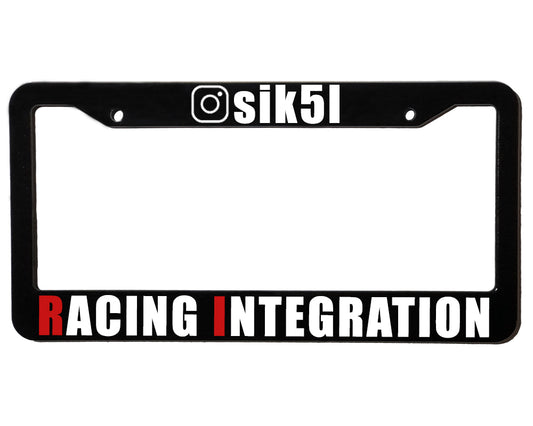 RACING INTEGRATION | Custom | License Plate Frame
