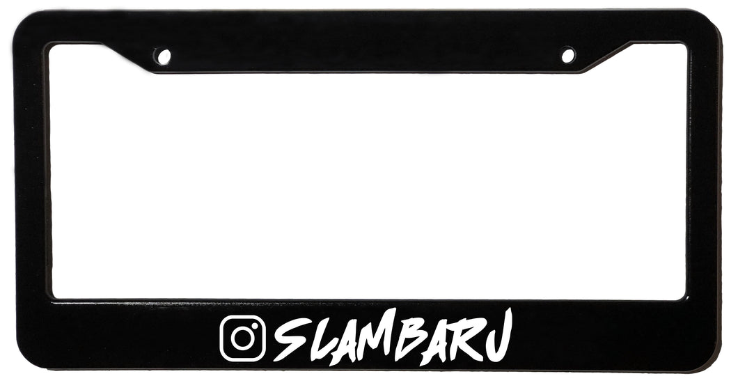 SLAMBARU <br> Custom <br> License Plate Frame, Custom