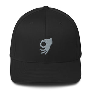 MEME FRAMES <br> Structured Twill Dad Hat <br> Black Cap | Silver Logo, APPAREL & ACCESSORIES